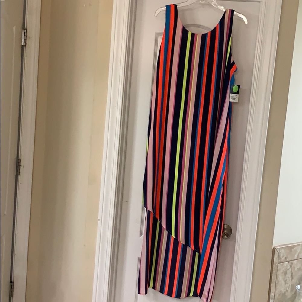 Bright Striped Sundress